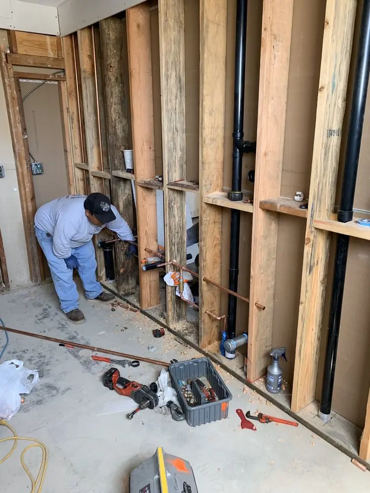 Commercial rough-in plumbing for Trenchless Sewer Repair in Pleasant Hills